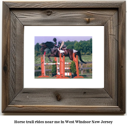 horse trail rides near me in West Windsor, New Jersey